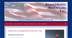 Desktop Screenshot of expatriateamericantax.com