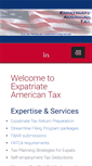 Mobile Screenshot of expatriateamericantax.com